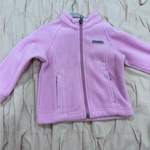 Columbia Light Pink Kids Fleece Jacket